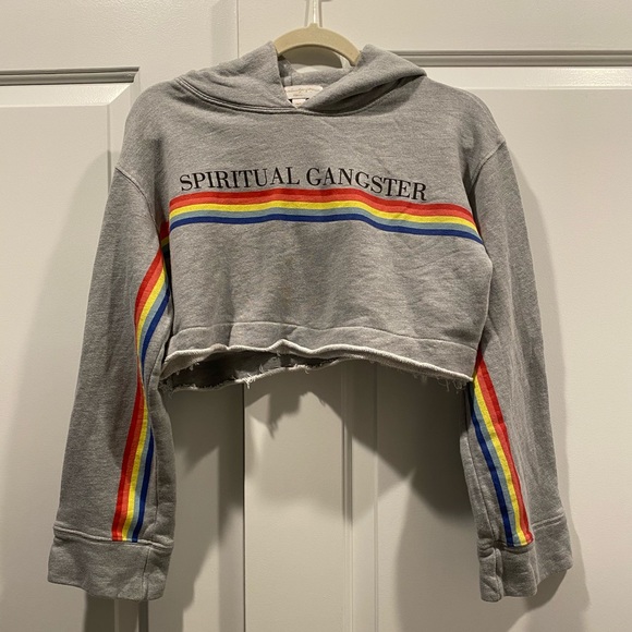 Spiritual Gangster Cropped Rainbow 